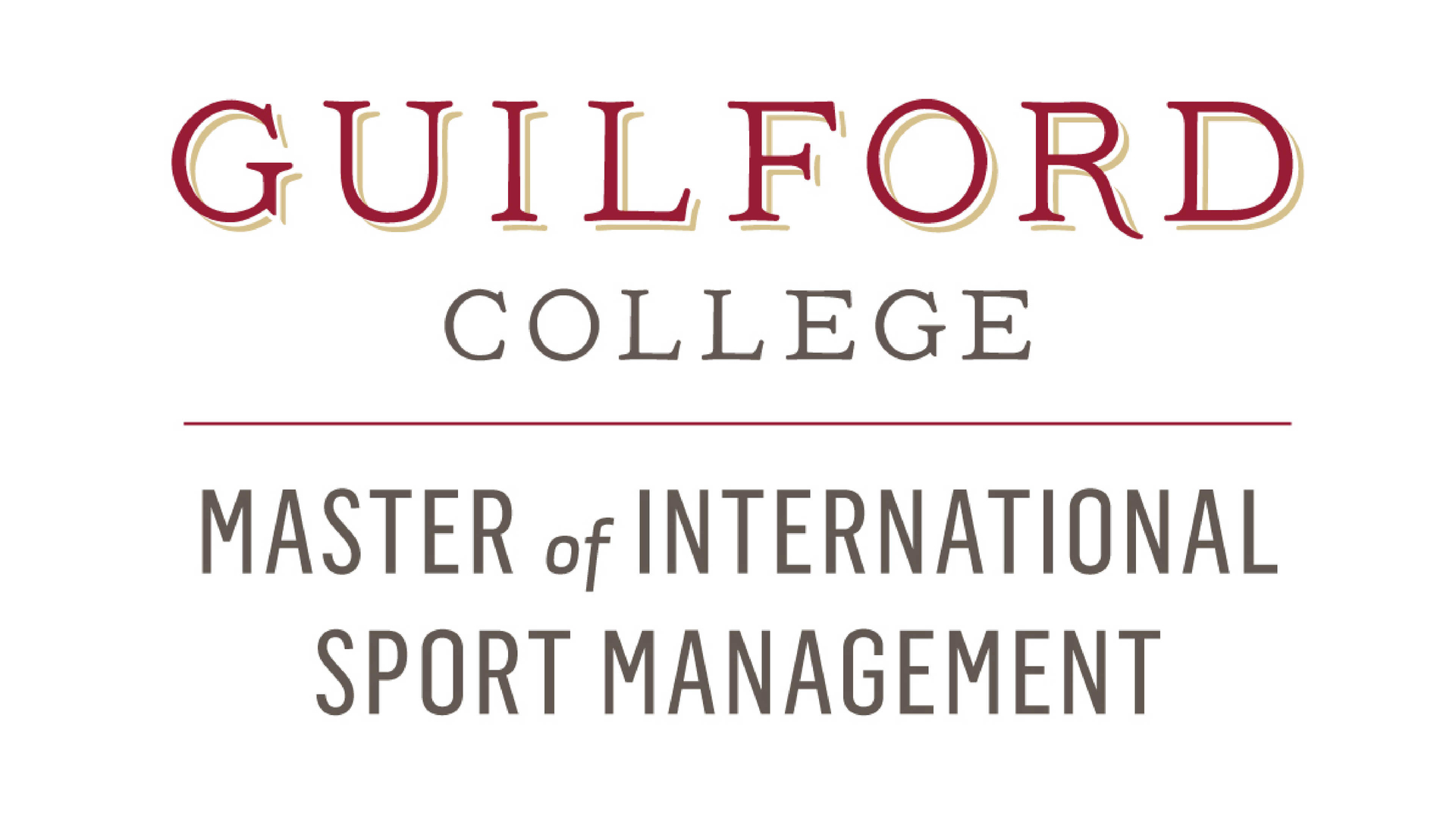 College Offers Master of International Sport Management Guilford College